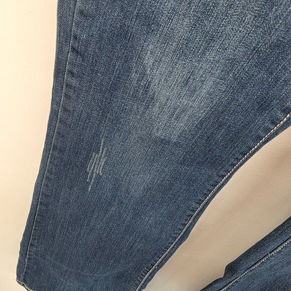 Vintage Y2K‎ L.A. Idol Dark Wash Mid Rise Bedazzled Bootcut Denim Jeans Size 13 - Picture 4 of 15